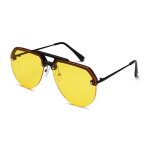 Lunettes de soleil de conduite semi - cerclées pour hommes et femmes bloquant 100 % les uv Lunettes de soleil de conduite semi - cerclées pour hommes et femmes bloquant 100 % les uv