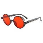 Lunettes de soleil rondes classiques vintage de la série steampunk Lunettes de soleil rondes classiques vintage de la série steampunk