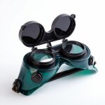 Lunettes de soudure avant rabattables, lunettes de protection pour soudeuses avec objectif 50mm lunettes ...