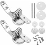 Lunettes de toilette, charni�res, acier inoxydable, pour si�ge de toilette, fixation pour si�ge de toilette, ...