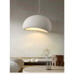 Lustre � abat - jour en pierre simul�e de style japonais wabi - sabi de 40 cm lampes � suspension en ...