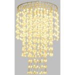 Lustre acrylique mini boule �35xh55cm 574 led lumi�re fixe blanc chaud ext�rieur smart connect lotti