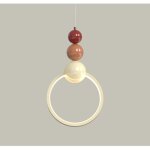 Lustre, lustre de chevet de chambre  coucher de style crme nordique, lustre suspendu de salle  manger ...