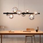 Lustre gbly lampe suspendue salon 8 ampoules - lampe de cuisine suspendue g9 lampe suspendue lampe de ...