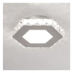 Stoex - lustre led lampe de plafond en cristal plafonnier moderne blanc froid pour chambre � coucher ...