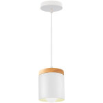 Lustre suspension fer forg� int�rieur minimaliste moderne e27 lampe suspension d�corative (blanc)