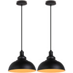 Lustre suspension industriel r�tro e27 lampe plafonnier abat - jour fer suspension luminaire r�glable ...
