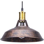 Lustre suspension industrielle vintage e27 led lampe plafonniers retro abat - jour pour cuisine salle ...