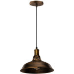 Lustre suspension industrielle vintage luminaire plafonnier abat - jour en mtal lampe  suspension ajustable ...
