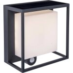 Lutec ? applique solaire led avec d�tecteur pir ? aluminium haute qualit� ? lumi�re blanc chaud 3000k ...