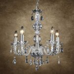 Lux. pro - lustre plafonnier 5 x e14 abat - jour � : 52 cm