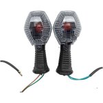 Lycxames - clignotant modifi� transparent long pour moto suzuki dl 1000 v - strom dl 650 v - strom (zd098) ...