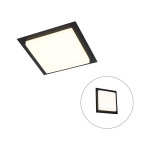 Lys - led plafonnier - 1 lumi�re - l 30 cm - noir - moderne - �clairage ext�rieur - salle de bains - ...