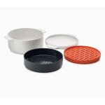 M - cuisine de set de cuisson micro - ondes empilable de 4 pi�ces - joseph joseph design empilable avec ...