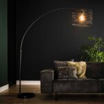 M&s - lampadaire avec abat - jour spirale 45x192 cm en m�tal - amp