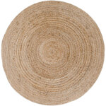 M&s - tapis rond 180 cm en jute naturelle - juta