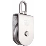 M100 levage rouleau � poulie unique chargement 1000 kg, bloc de poulie de corde de levage pivotant � ...