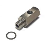 M12x1. 5 1 / 8 npt turbo capteur de pression d'huile adaptateur en t� accessoires de voiture en acier ...