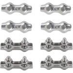 M2 duplex clips serre - c�bles en acier inoxydable 304 pinces duplex pour filin pour cordes � linge en ...