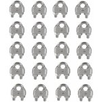 M4 serre - cbles etrier u boulon clip de cble 304 acier inoxydable selle de pince de cble cble mtallique ...