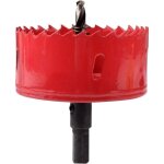 M42 hss scie cloche bi - mtal 80mm, scie trpan pour fer, aluminium, bois, cloison sche, tuyau, plastique, ...