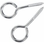 M5 65 piton � visser anneau en acier inoxydable 304 vis mouton oeil rond auto taraudeuse anneau � bague ...