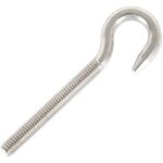 M5 hook bolt screw ring hook stainless steel hanging items screw hooks for hanging chandelier craft 10pcs ...