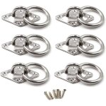 M5 pat�re de fixation au plafond crochet de fixation murale en acier inoxydable 304 pour balan�oire de ...