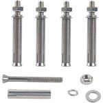Ersandy - m6x100mm boulons à expansion hex vis d'expansion acier inoxydable 304 cheville beton lourd ... Ersandy - m6x100mm boulons à expansion hex vis d'expansion acier inoxydable 304 cheville beton lourd ...