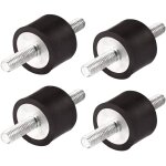 M8 30 x 20 lot de 4 tampons en caoutchouc isolants anti - vibrations pour compresseurs d'air, moteurs ...