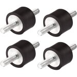 M8 30 x 20 lot de 4 tampons en caoutchouc isolants anti - vibrations pour compresseurs d'air, moteurs ...