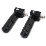 M8 repose - pieds pliables pour moto, 2 pi�ces p�dales en aluminium pour moto �lectrique anti - d�rapant ...