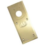 Mab - plaque finition laiton pour pivot série 77 ac534. la Mab - plaque finition laiton pour pivot série 77 ac534. la