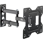 Maclean mc - 700n support mural pour moniteur tv universel max vesa 200x20 23  - 43  30kg noir extensible ...