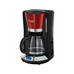 Machine a cafe - cafetiere electrique filtre russell hobbs colours plus 24033 - 56 - inox - programmable ...