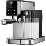 Machine � caf� express / nespresso (1400w 20 bars et r�servoirs d'eau et de lait)