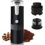 Machine � caf� expresso �lectrique portable 170 ml, batterie rechargeable 1200 mah pour camping, voyage, ...