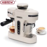 Machine  caf expresso hibrew h14a, haute pression 20 bars, rglage du broyeur  15 vitesses, fonction ...