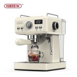 Hibrew - machine  caf expresso semi - automatique h10a, 19 bars, cafetire froide / chaude (beige)