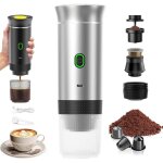 Machine � caf� portable de voyage, chauffage rapide 3 en 1 cafetiere portable 12v, auto - chauffage de ...
