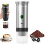 Machine � caf� portable de voyage, chauffage rapide 3 en 1 cafetiere portable 12v, chauffage rapide, ...