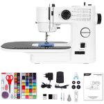 Machine � coudre �lectrique, multifonction avec table d?extension amovible, 39 programmes de couture, ...