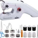Machine � coudre �lectrique portable ? facile � utiliser, adapt�e d�butants et enfants, id�ale pour v�tements, ...