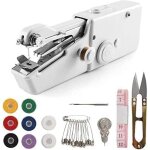 Machine � coudre manuelle, outils de couture sans fil blanc mini machine � coudre portable, machine pour ...