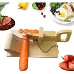 Machine à découper les saucisses en bois 8. 5 x 16. 5 x 10cm poignée ergonomique et lame tranchante pour ... Machine à découper les saucisses en bois 8. 5 x 16. 5 x 10cm poignée ergonomique et lame tranchante pour ...