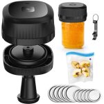 Machine � emballer sous vide portable sans fil, 60 kpa, puissante et silencieuse, rechargeable, pour ...