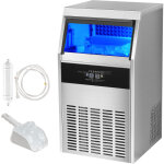 Mophorn - machine � gla�ons commerciale, 100 lb / 24 h, 50 gla�ons en 12 � 15 min, machine � gla�ons ...