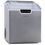 Klarstein - machine a glacons, machine  glacons pour la maison, machine a glacon 3, 2 litres, fonctionnement ...