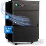 Klarstein - machine a glacons portable pour la maison en acier inoxydable, capacit de 1, 3l, machine ...