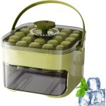 Machine � gla�ons portable, r�cipient poign�e d�moulage facile sans contact, cocktail whisky caf� glace ...